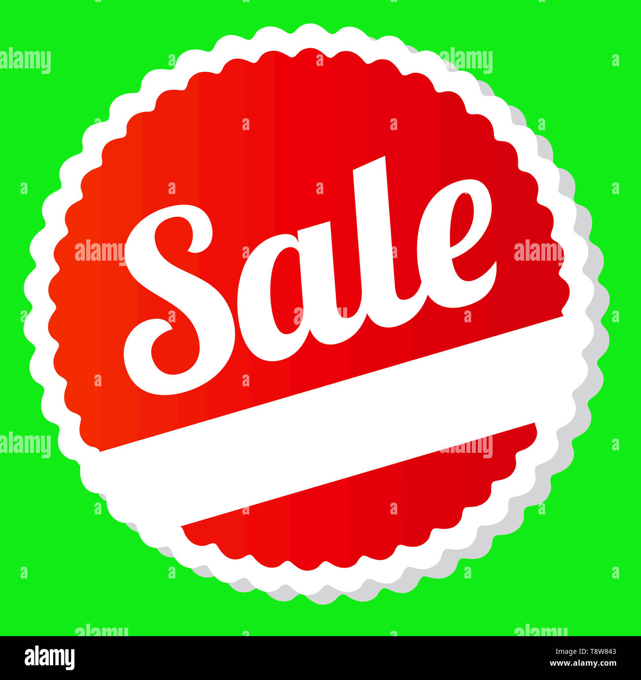 sale discount special clearance deal offer illustration round Stock ...