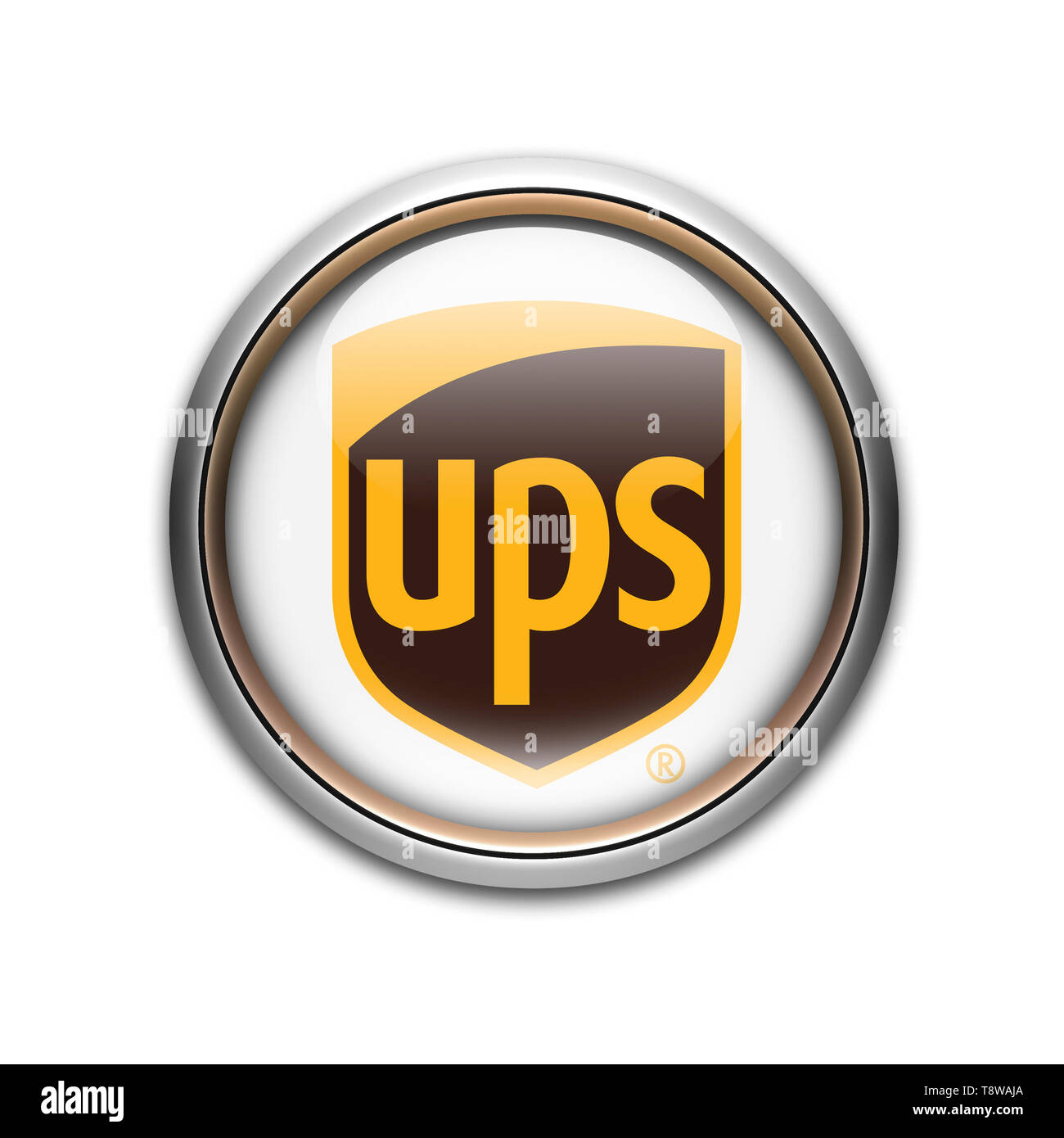 Ups logo hi-res stock photography and images - Alamy