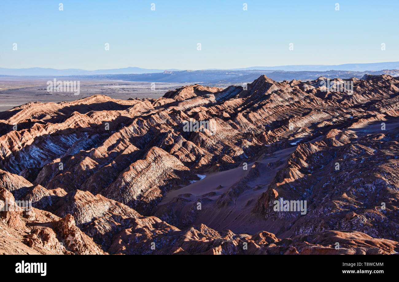 Valle de la Luna (Valley of the Moon), Atacama Desert, Norte Grande, Chile, South America Stock Photo