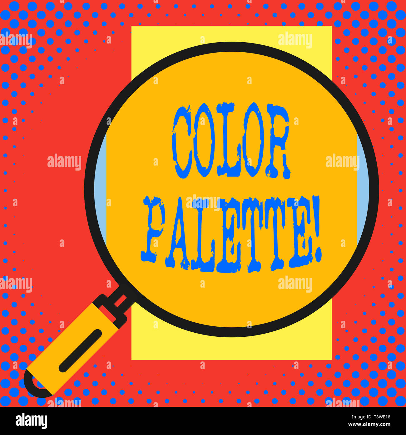 Conceptual hand writing showing Color Palette. Concept meaning full