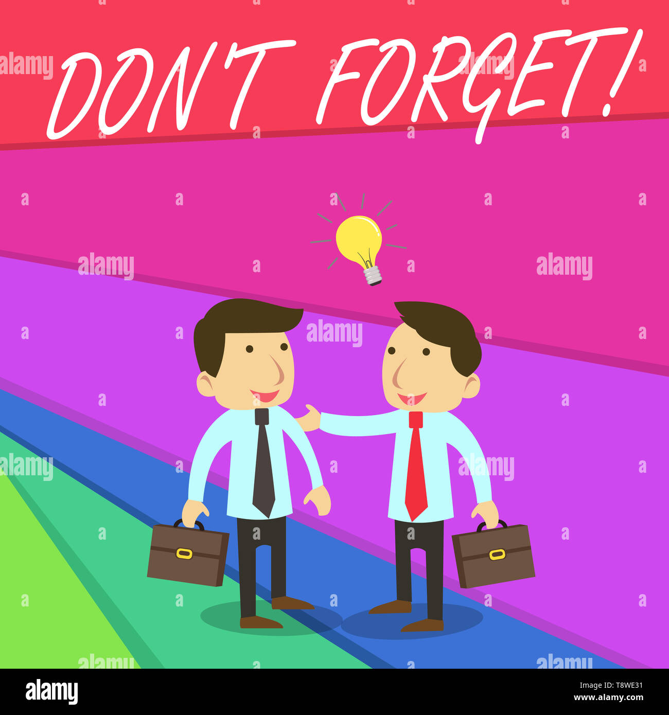 Handwriting text writing Don T Forget. Conceptual photo used to remind ...