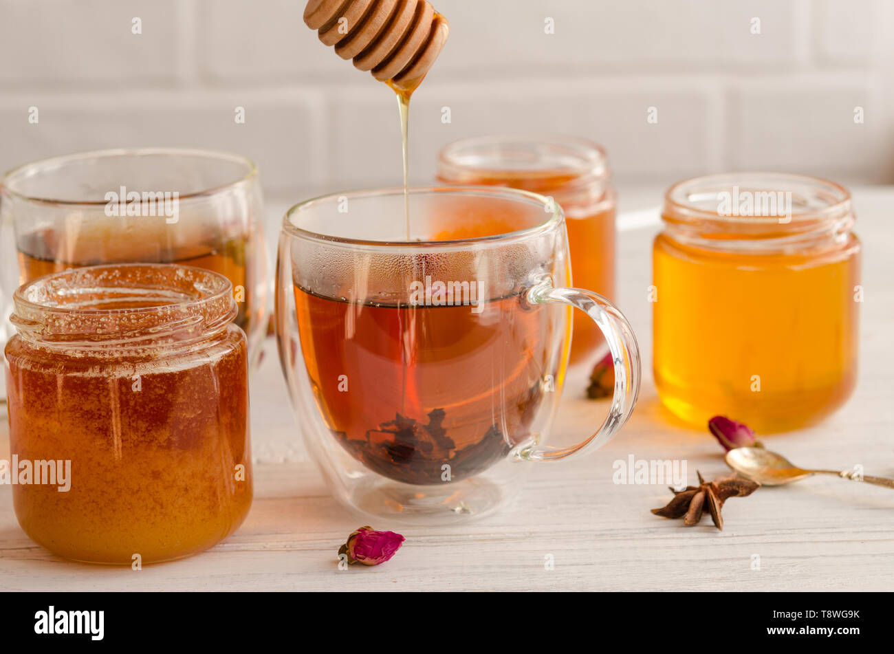 Amber tea hi-res stock photography and images - Alamy