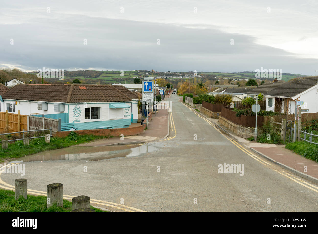 Holiday town, Talacre, North Wales Stock Photo