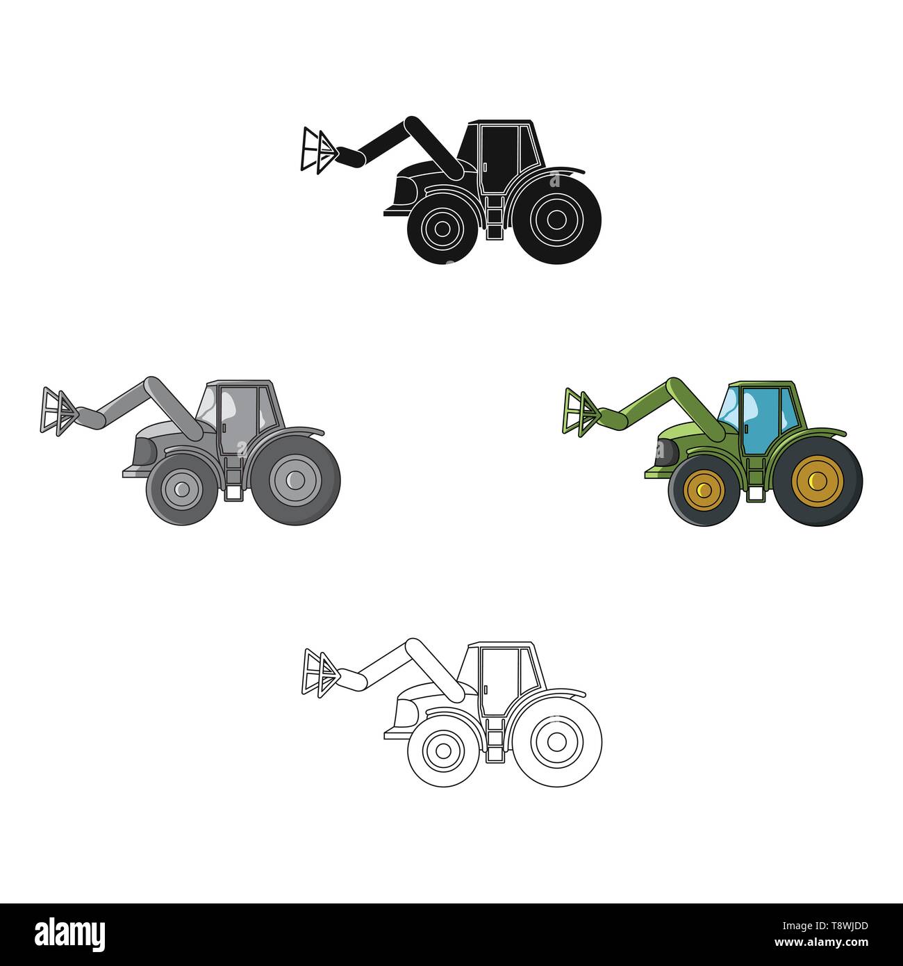 Free Vector, Tractor