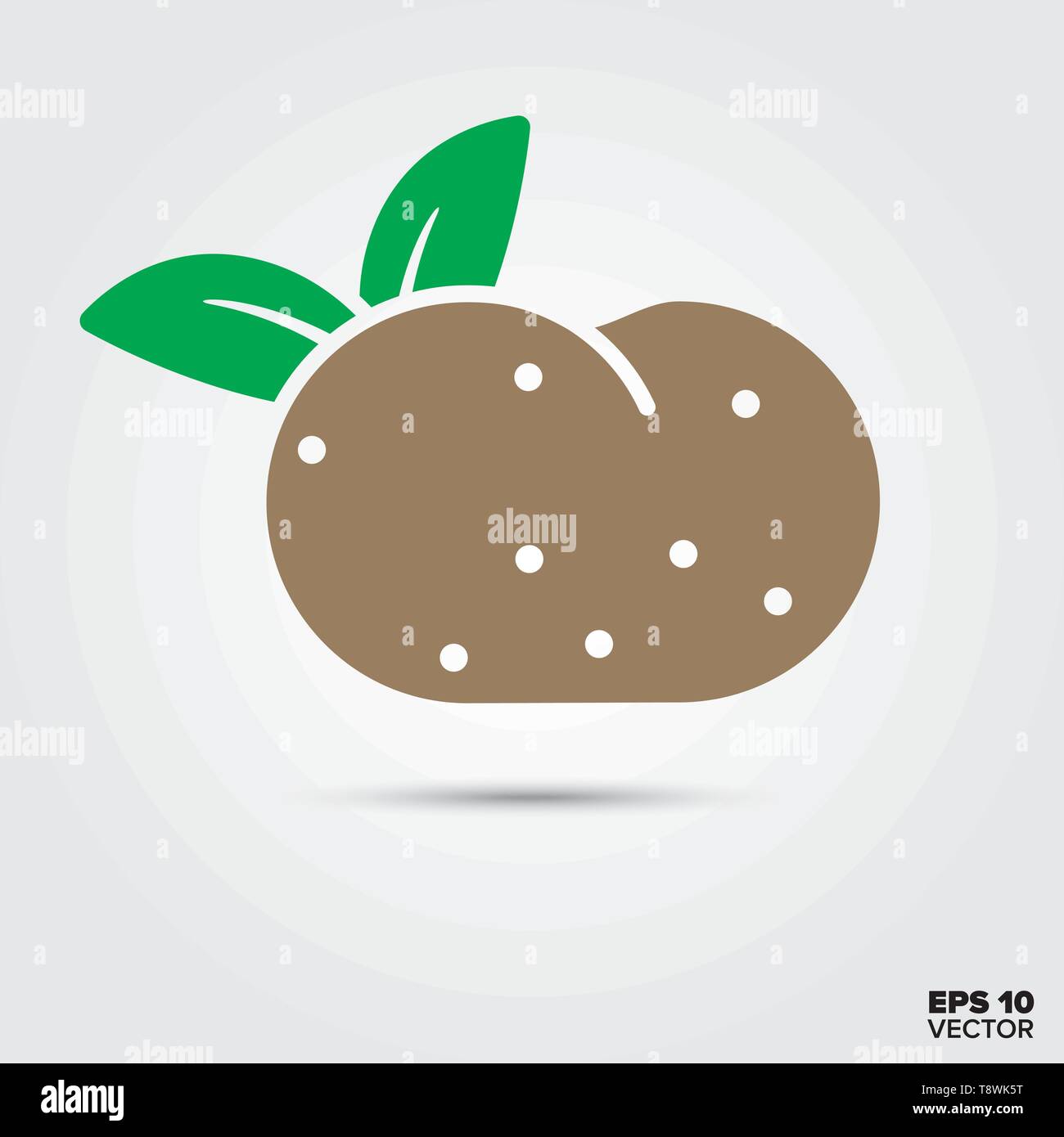 Potato leaves Stock Vector Images Alamy