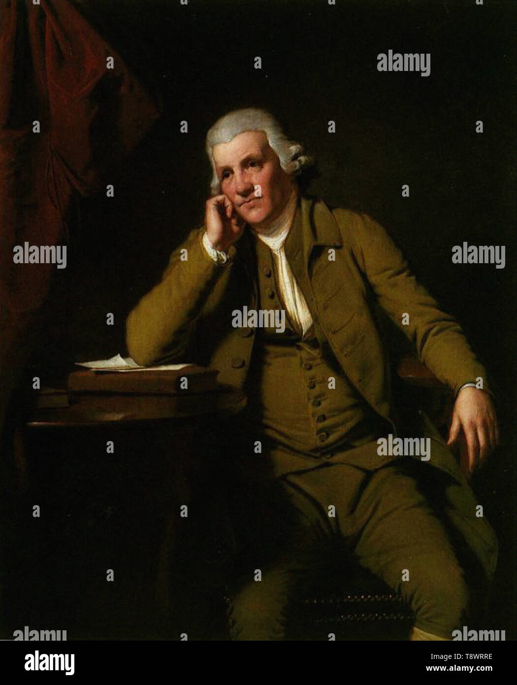 Joseph Wright Of Derby  - Jedediah Strutt C 1790 Stock Photo