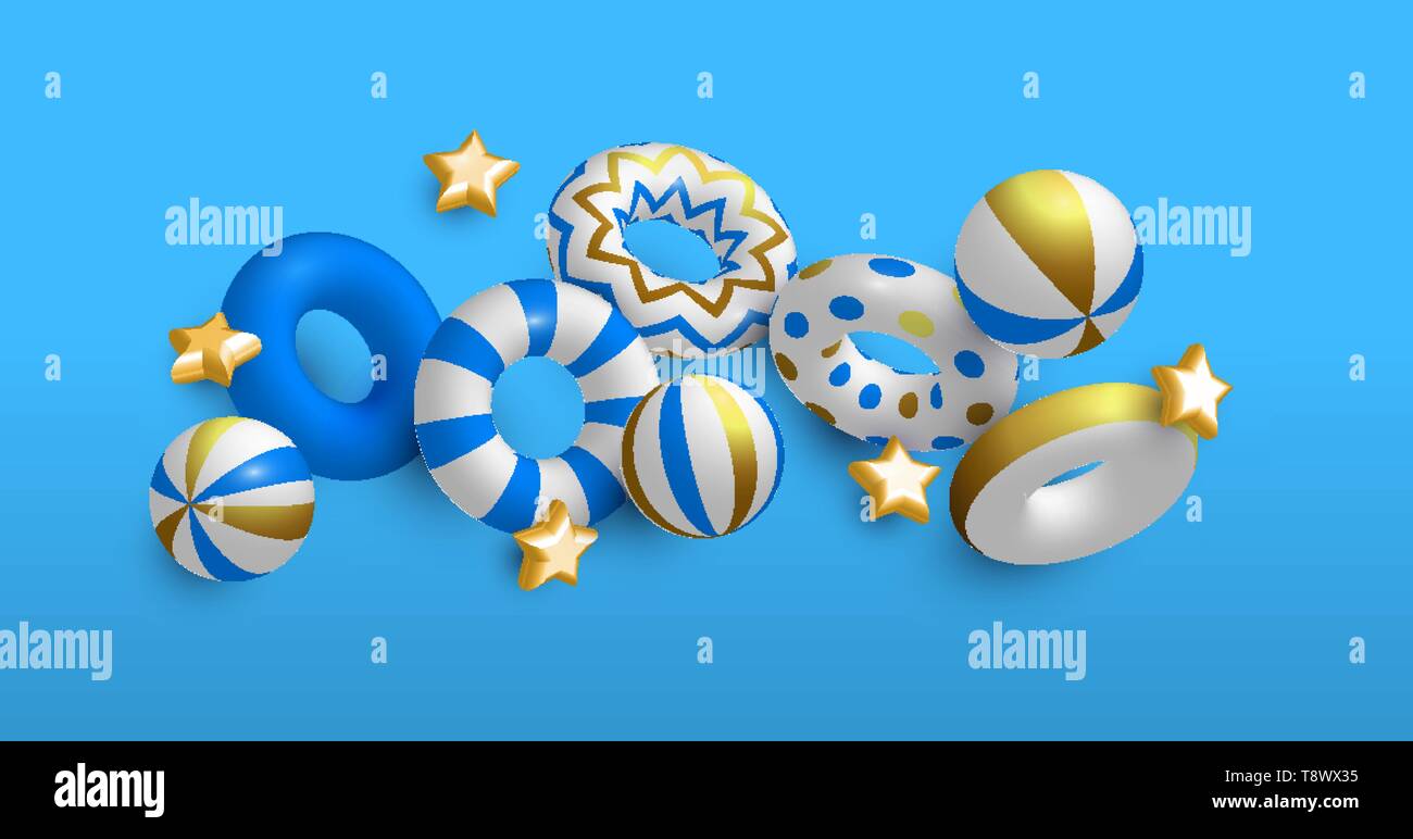 gold beach balls