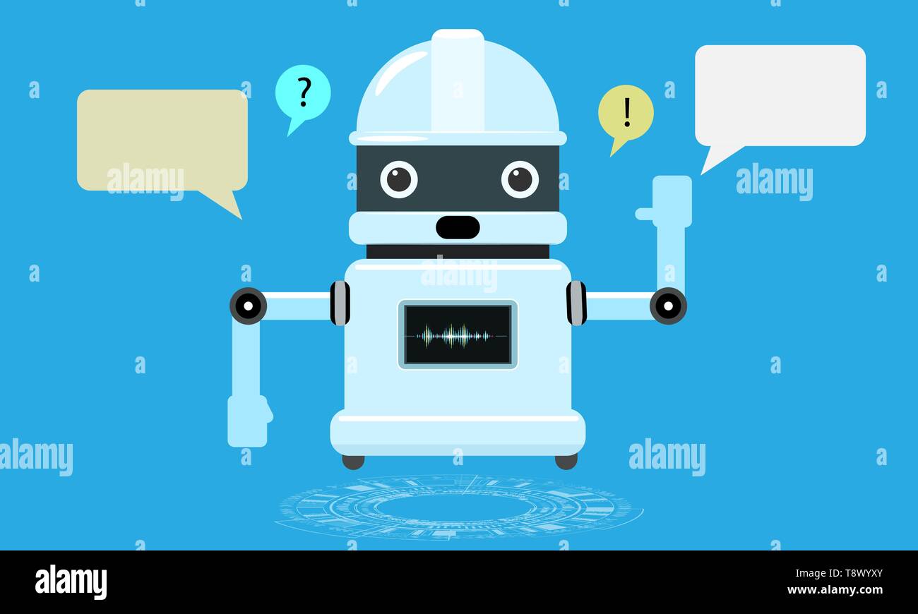 virtual talking robot