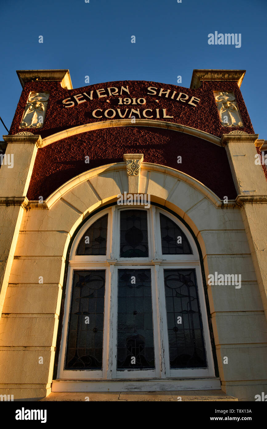 the old Severn Shire Council building, built in 1920, subsequently used