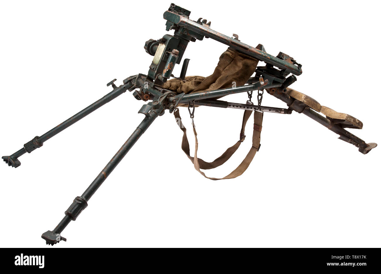 An Original German Field Mount For The Mg 42 Code 43 Blm Tripod Mount In Dark Green Wehrmacht Paint Heavy Signs Of Usage 1943 Production S N 1933b Complete With Aluminium Overshoot Table An Original German Field Mount For The Mg 42 Code 43 Blm Tripod Mount In Dark Green Wehrmacht Paint Heavy Signs Of Usage 1943 Production S N 1933b Complete With Aluminium Overshoot Table