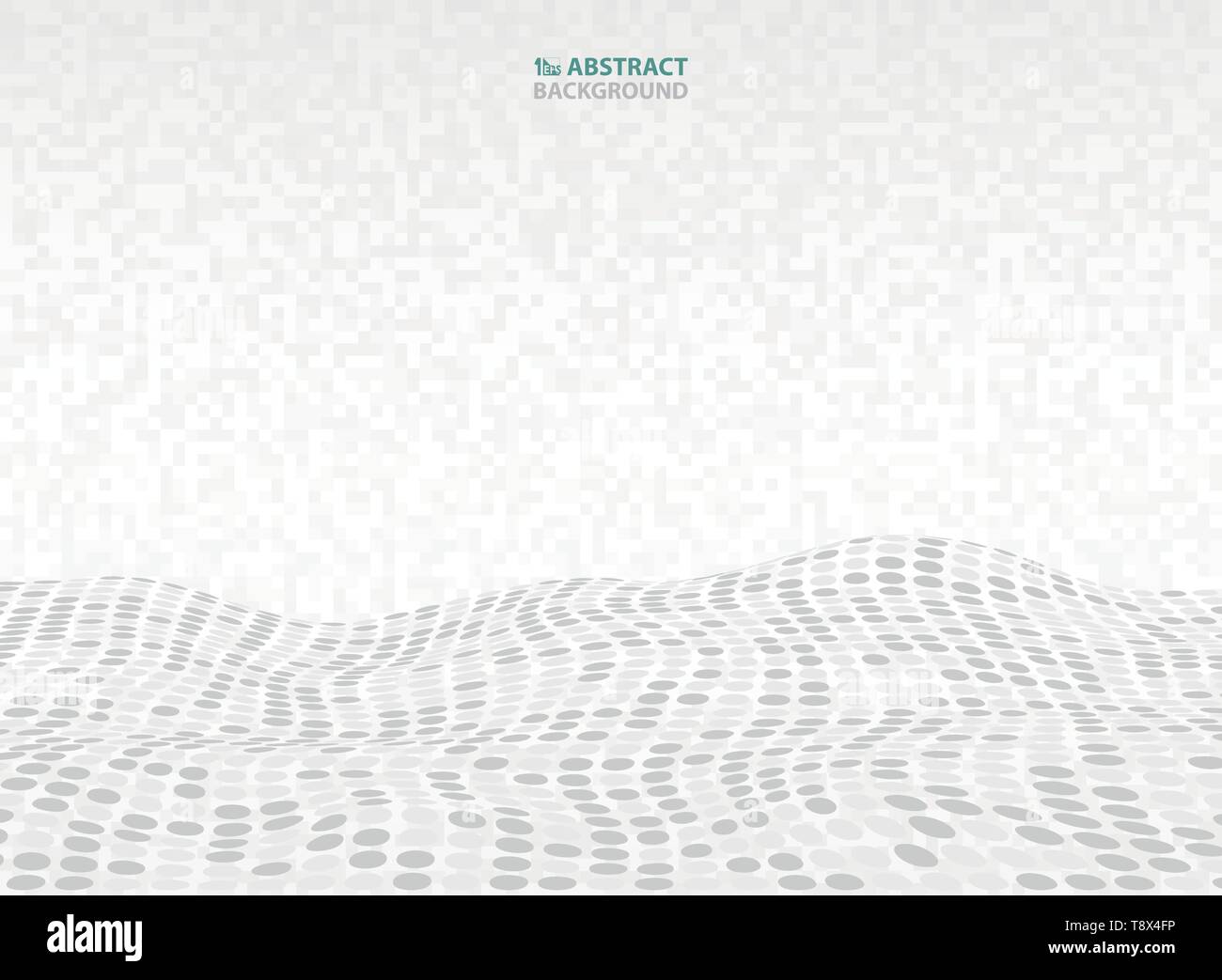 Abstract technology gray pattern square design decoration background ...