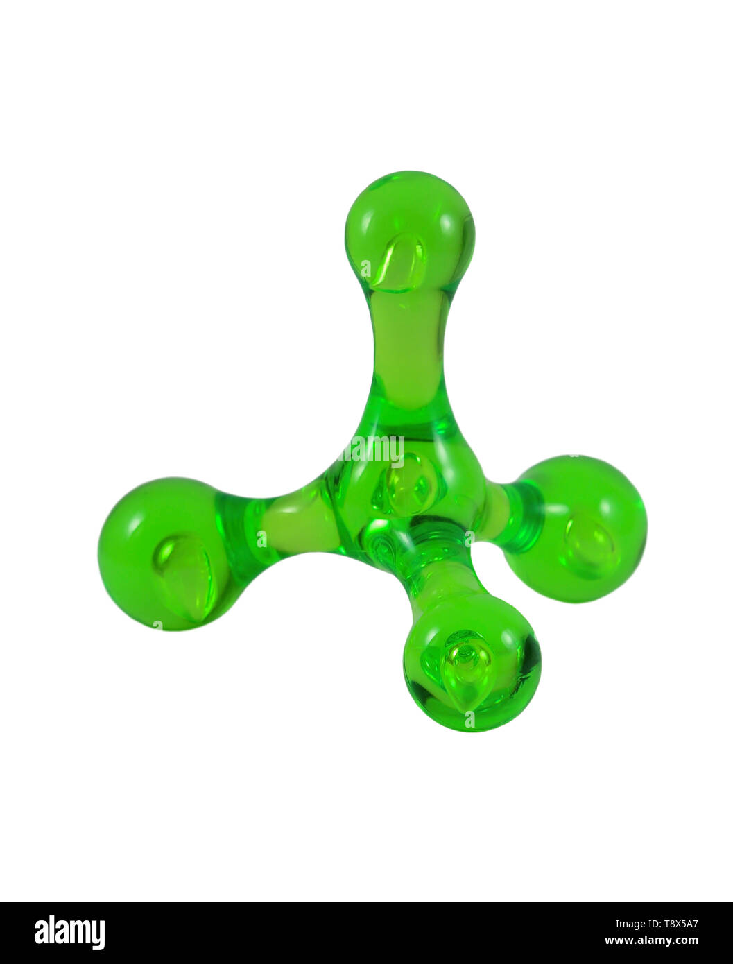 Hand plastic massager isolated on white background Stock Photo Alamy