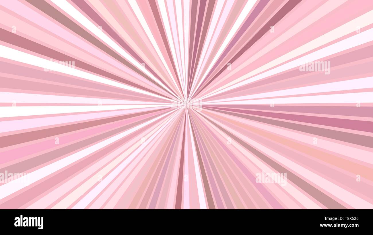 Pink hypnotic star burst stripe background - vector design Stock Vector