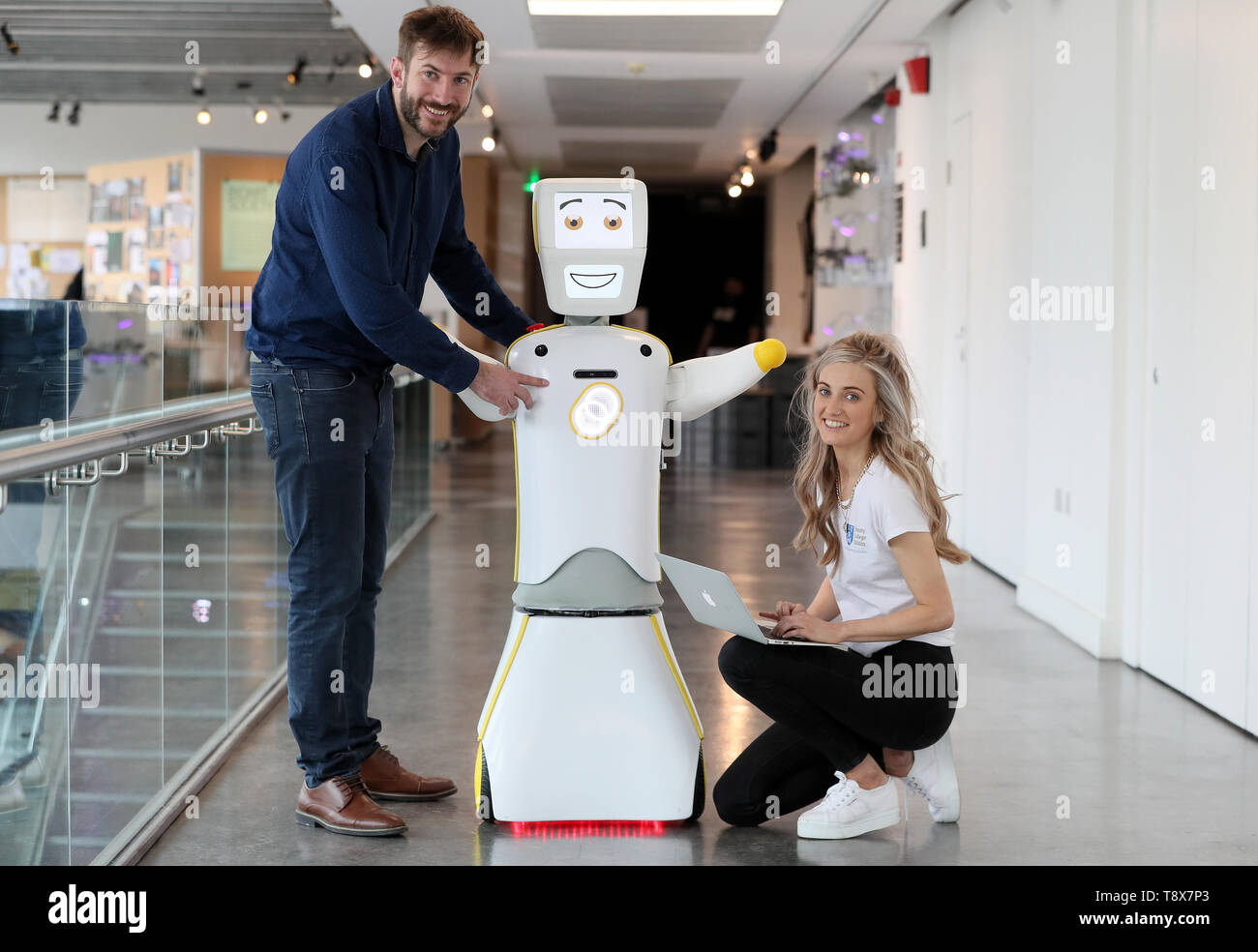 Ireland's first socially assistive AI robot 'Stevie II' from robotics engineers at Trinity