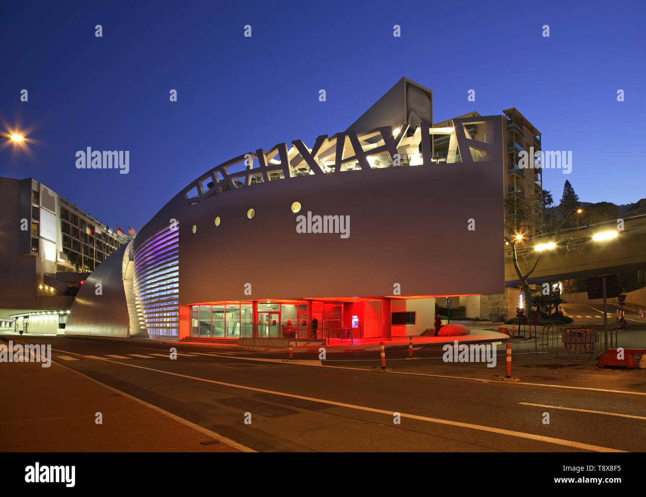 View Of Monte Carlo District Principality Of Monaco Stock Photo Alamy