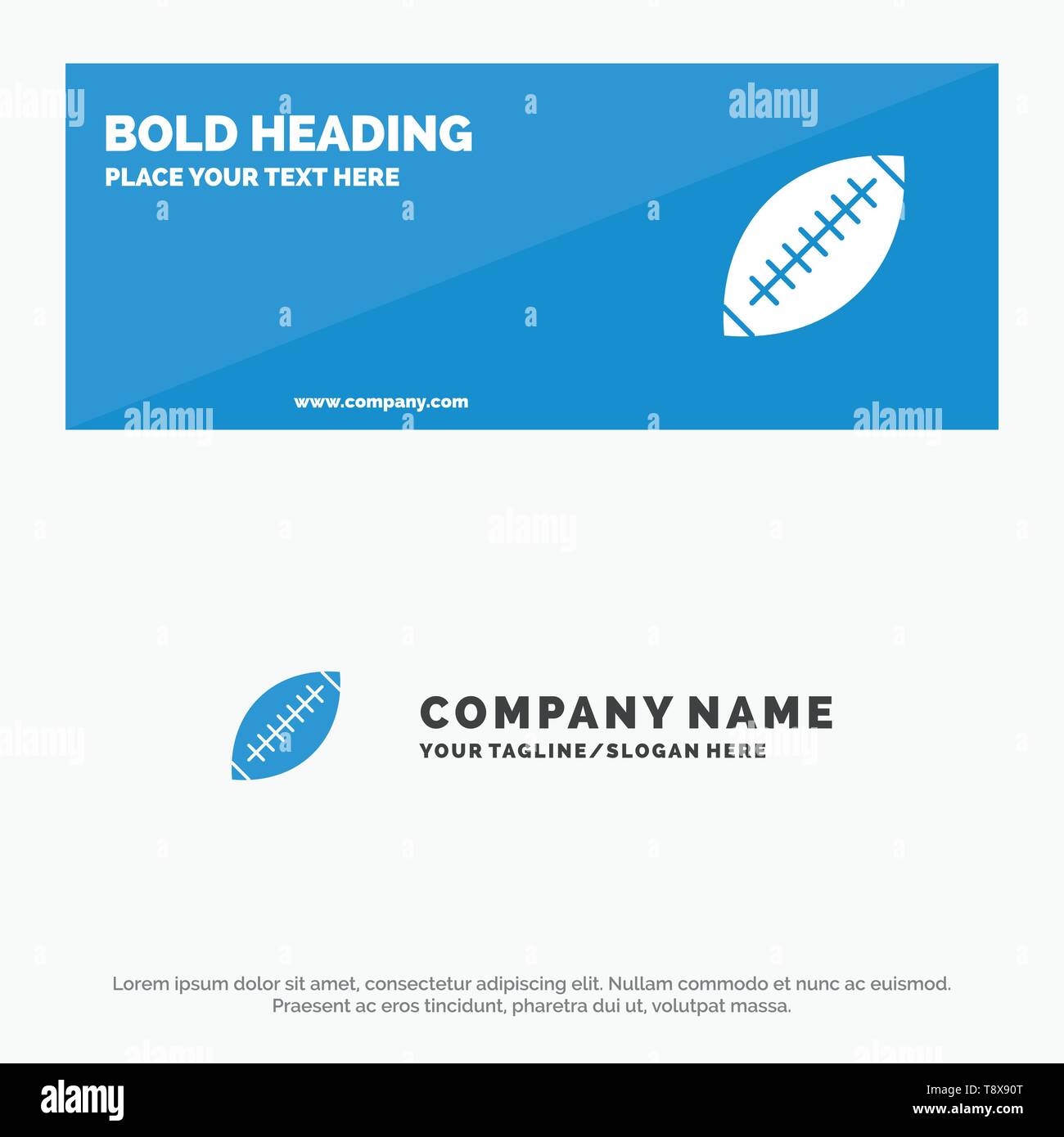 Afl, Australia, Football, Rugby, Rugby Ball, Sport, Sydney SOlid Icon Website Banner and Business Logo Template Stock Vector