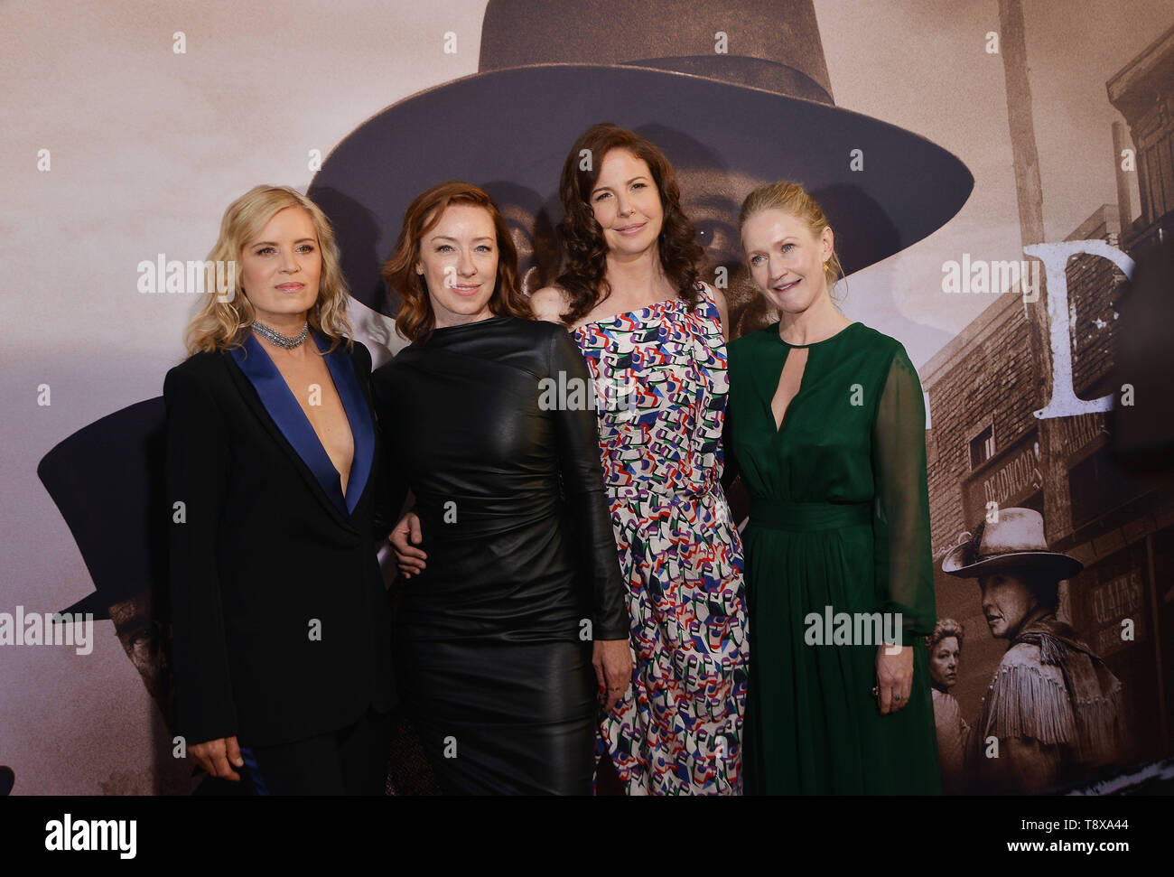 Los Angeles, USA. 14th May, 2019. Kim Dickens, Molly Parker, and Robin