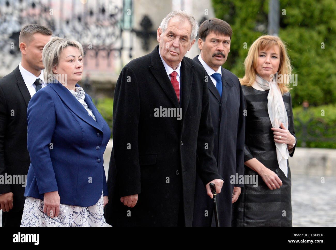 Budapest Hungary 15th May 2019 Czech President Milos Zeman 3rd From Right And His Wife