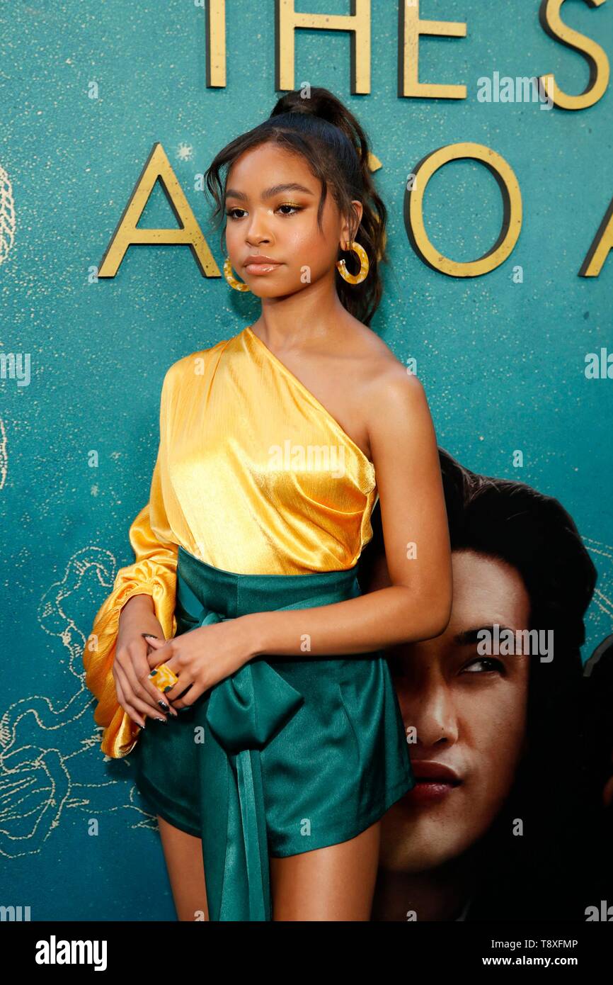 Los Angeles, CA, USA. 13th May, 2019. Navia Robinson at arrivals for THE SUN IS ALSO A STAR Premiere, the Pacific Theaters at the Grove, Los Angeles, CA May 13, 2019. Credit: Priscilla Grant/Everett Collection/Alamy Live News Stock Photo