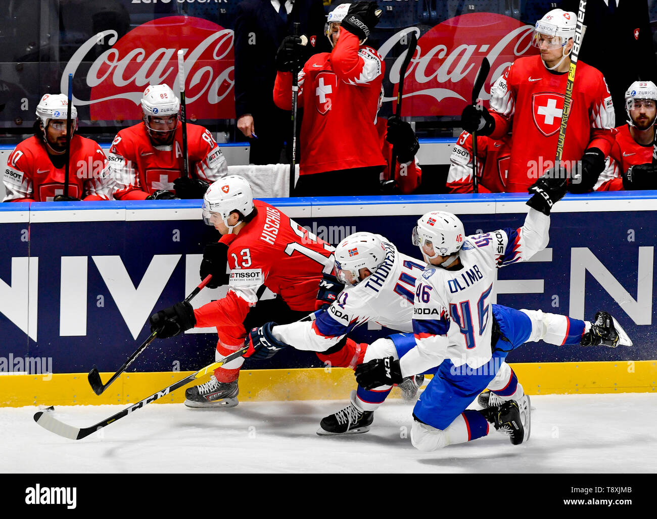 Swiss Ice Hockey Player Nico Hischier Editorial Stock Photo - Stock Image