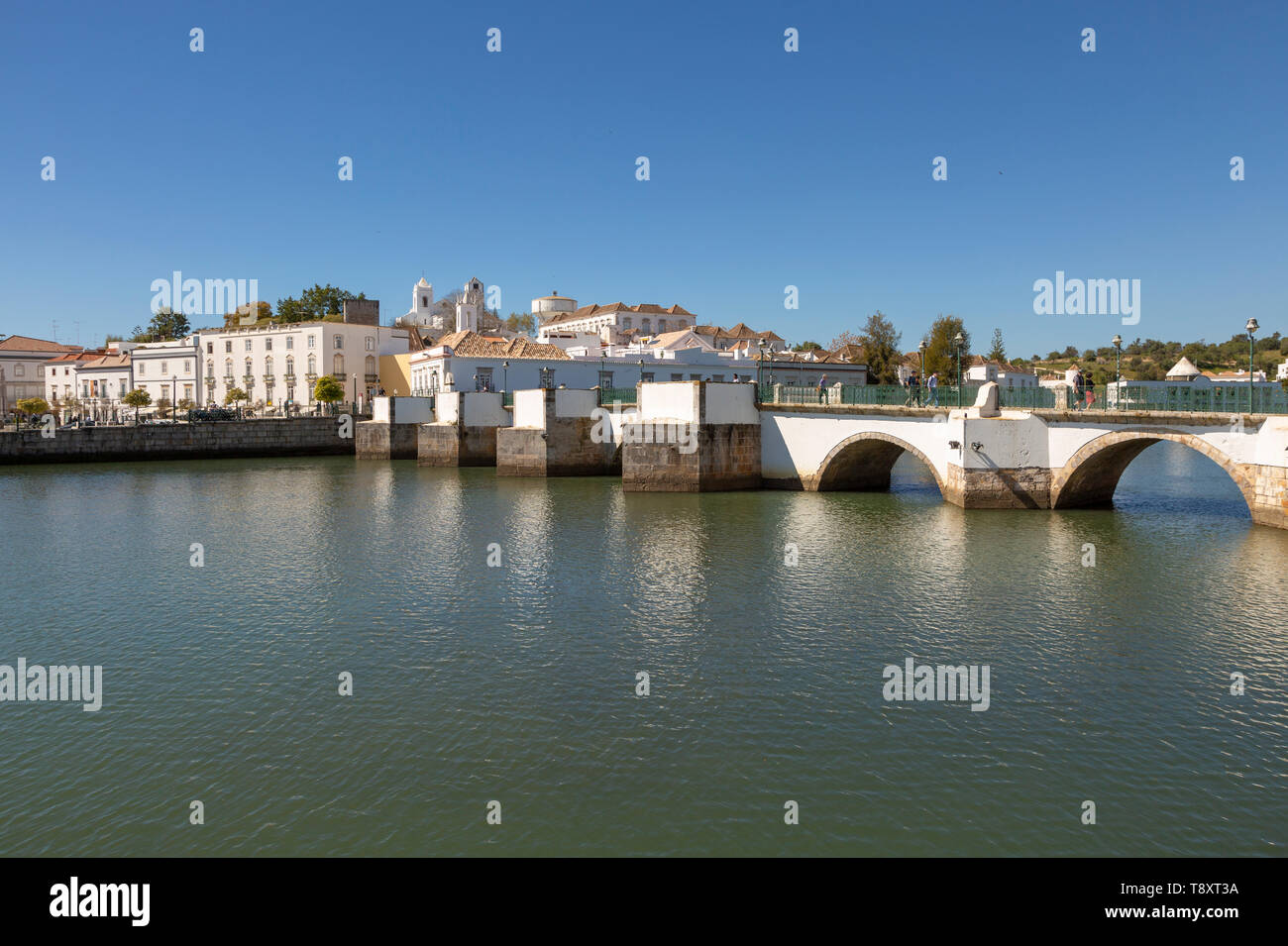 Ponte Romana de Tavira, Roman Bridge spanning the River Gilao, town of