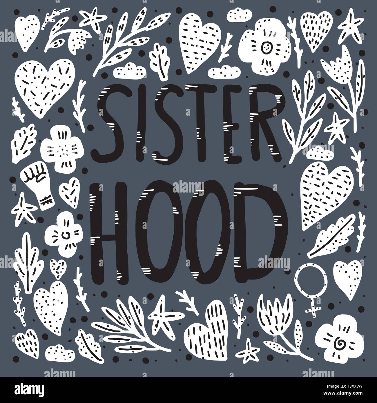 Support word text handwritten Stock Vector Images - Alamy