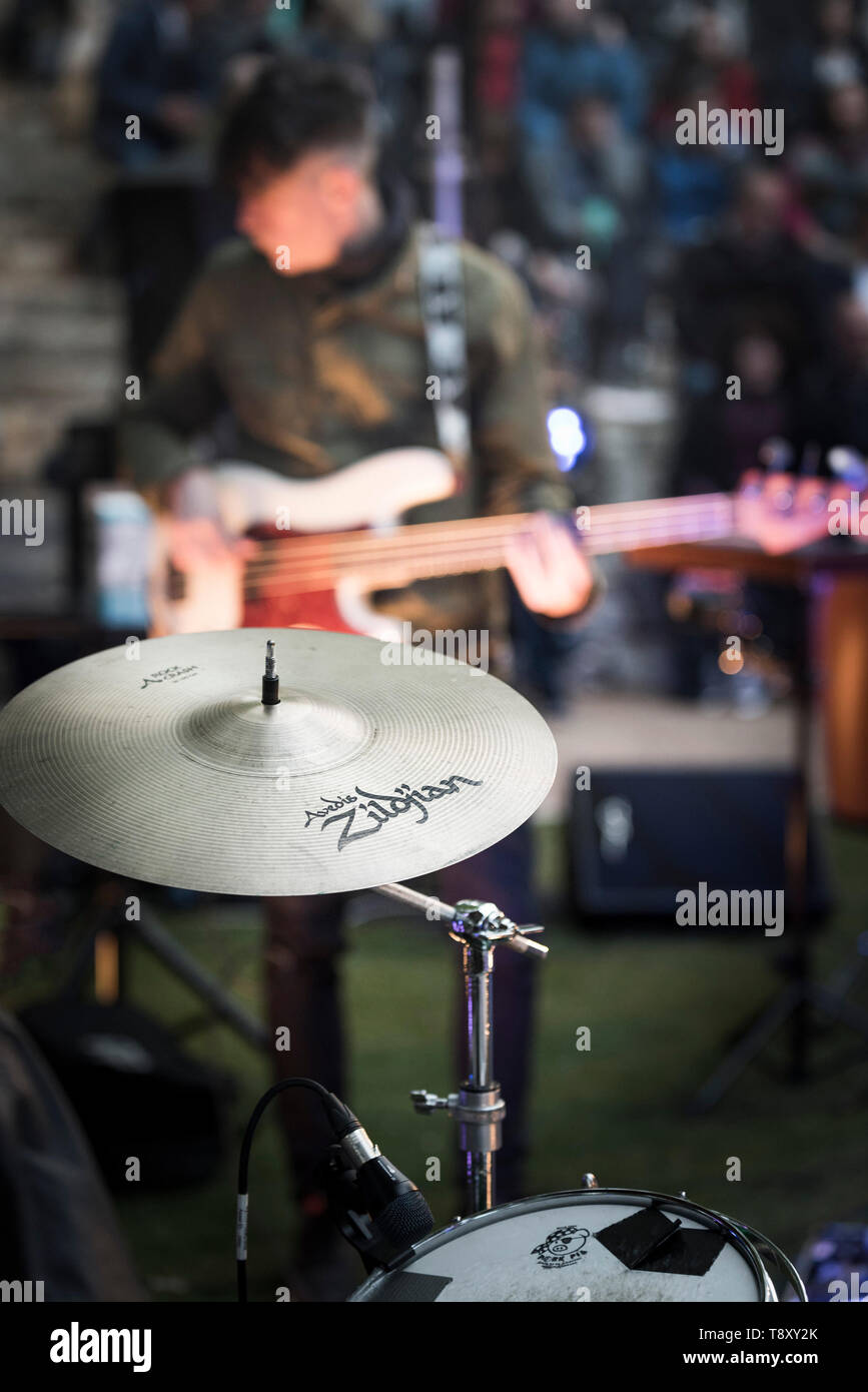 Zildjian A Rock Crash Cymbal. Stock Photo