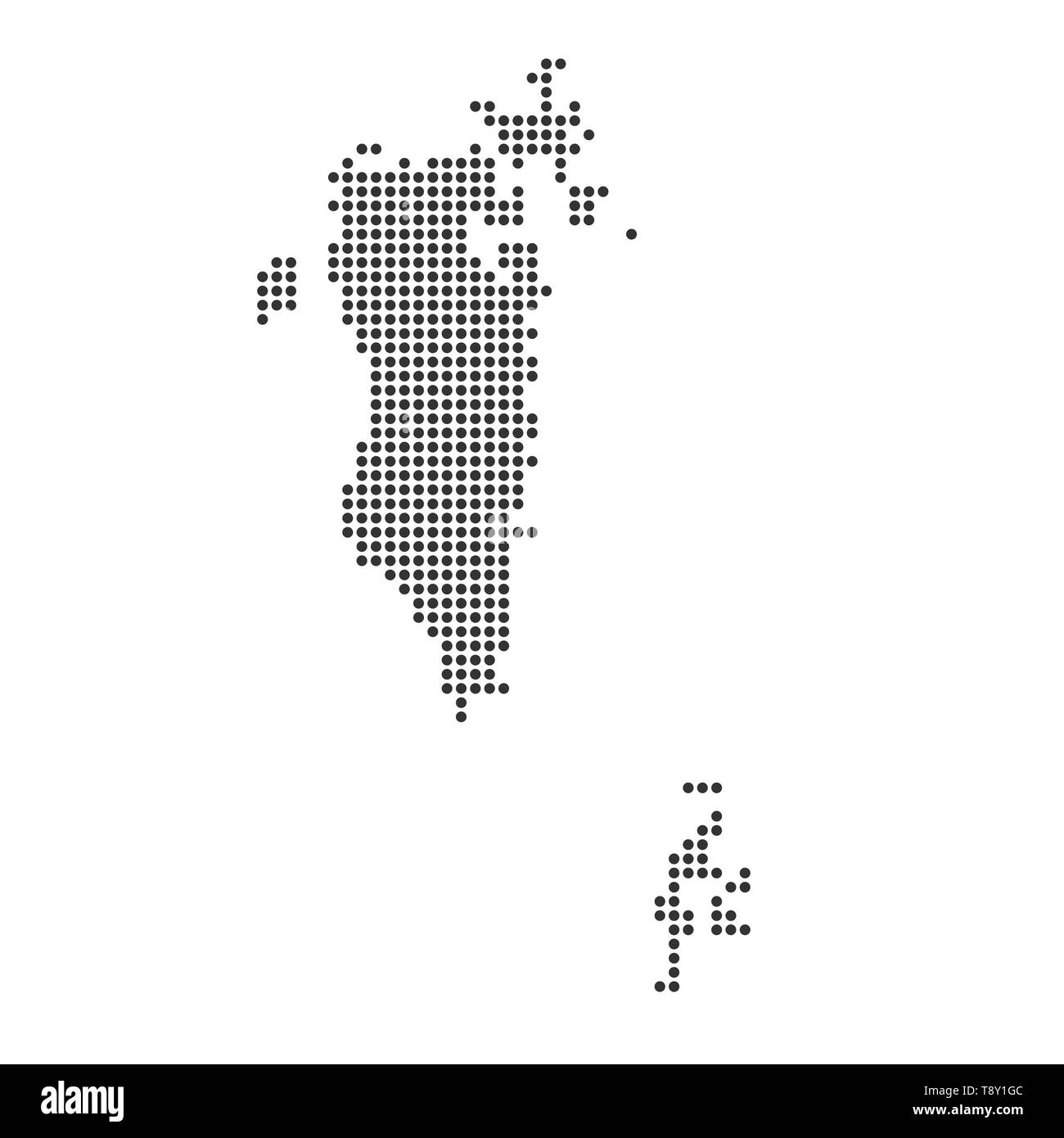 Map with dot - Bahrain . Template for your design Stock Vector Image ...