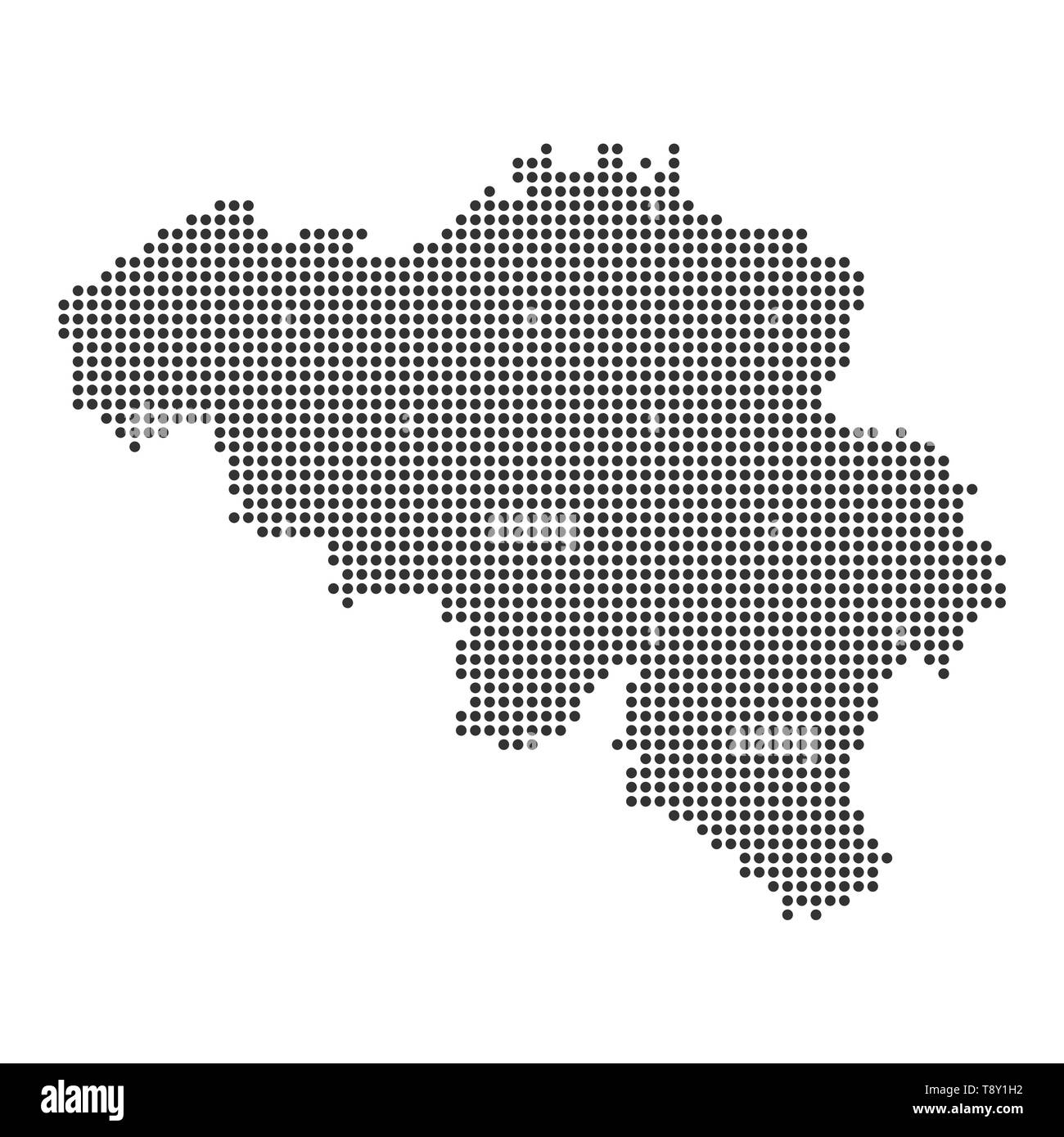 Map of belgium atlas Black and White Stock Photos & Images - Alamy