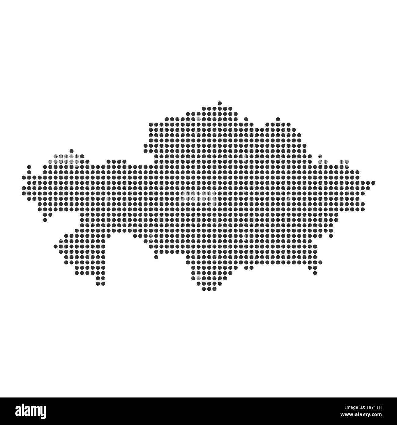 Map with dot - Kazakhstan . Template for your design Stock Vector Image ...
