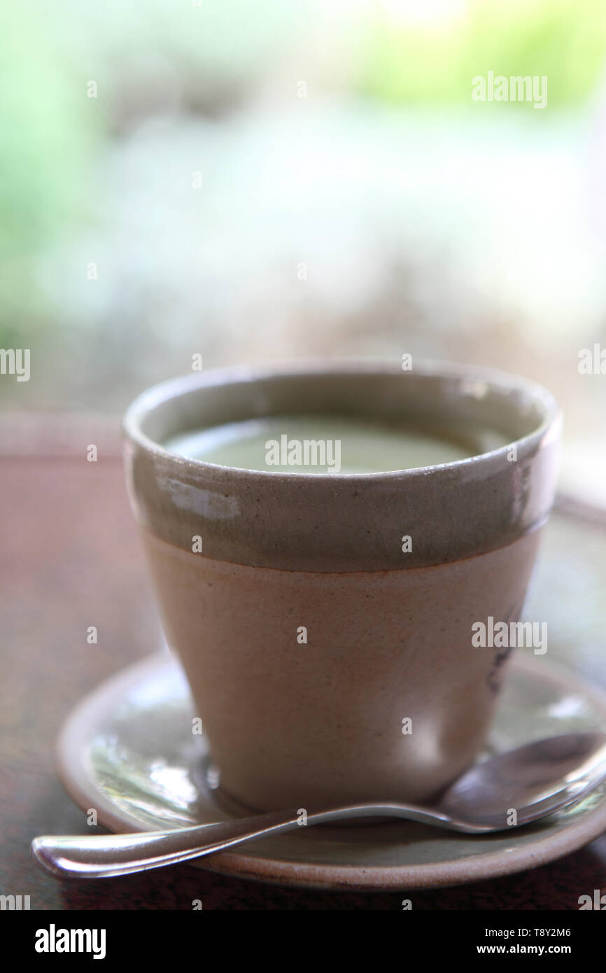 Hot green tea Stock Photo Alamy