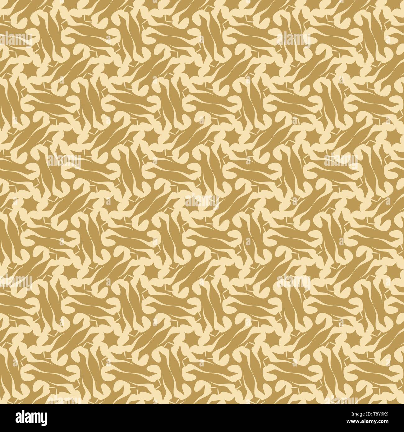 Vector seamless pattern. Abstract texture. Repeating geometric tiles from striped elements Stock Vector