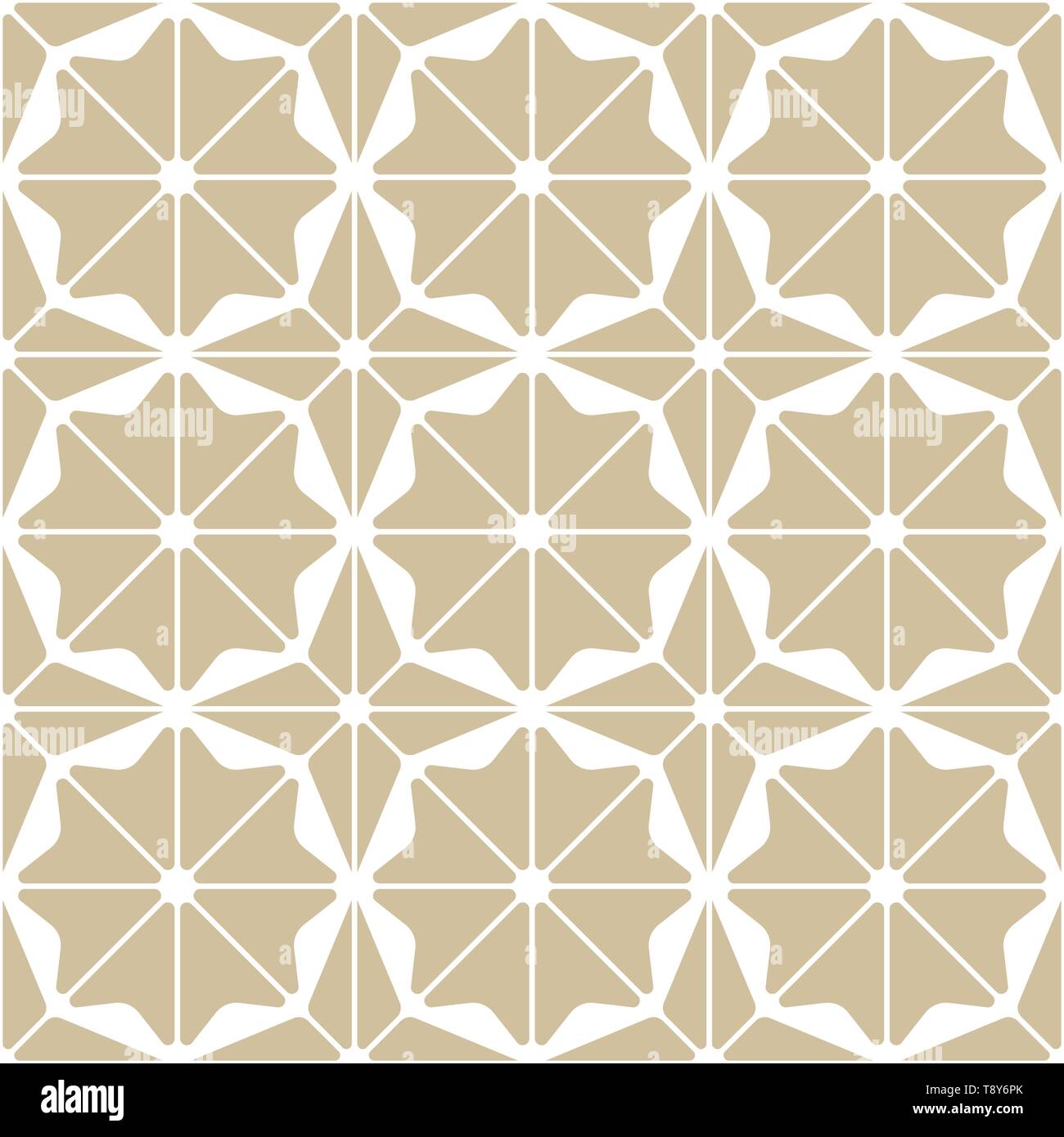 Vector seamless pattern. Abstract texture. Repeating geometric tiles from striped elements Stock Vector