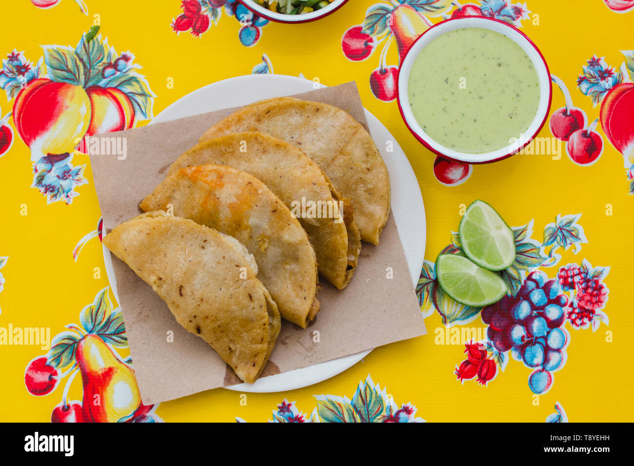 Tacos de canasta is traditional mexican food in Mexico city Stock Photo