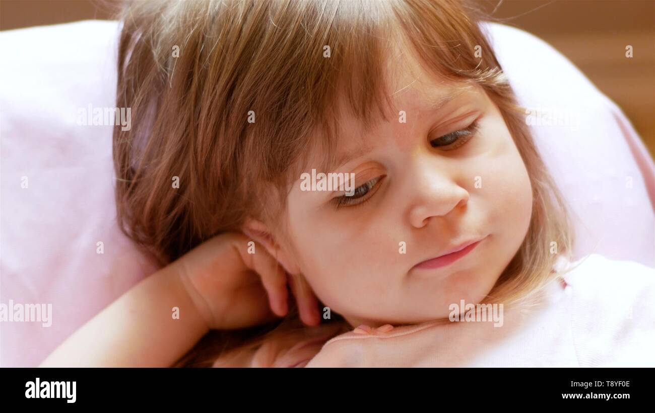 baby with beautiful hair