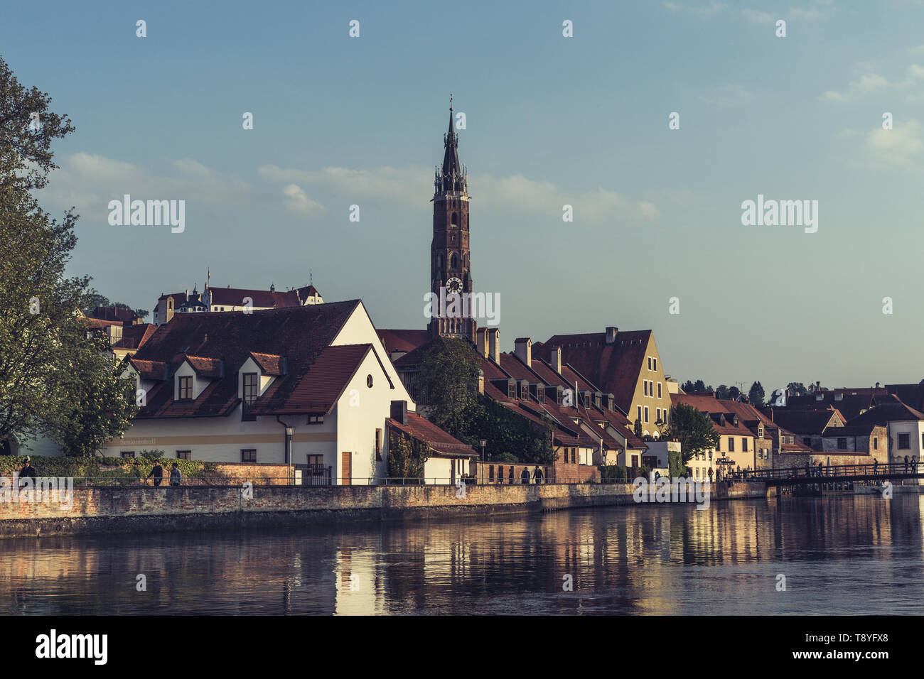 Church of peter and st paul in Landshut Stock Photo
