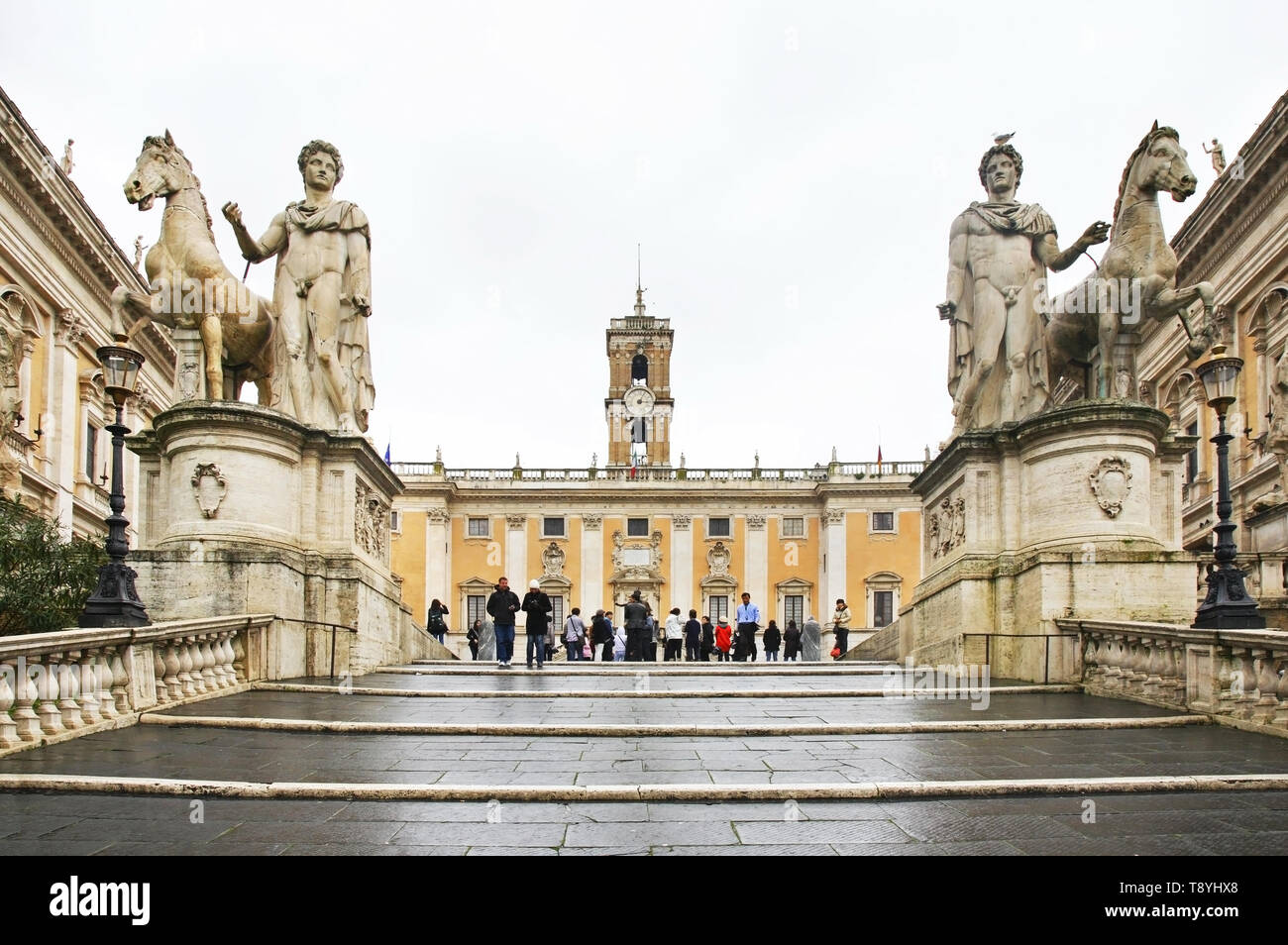 Capitoline Hill in Rome. Italy Stock Photo - Alamy
