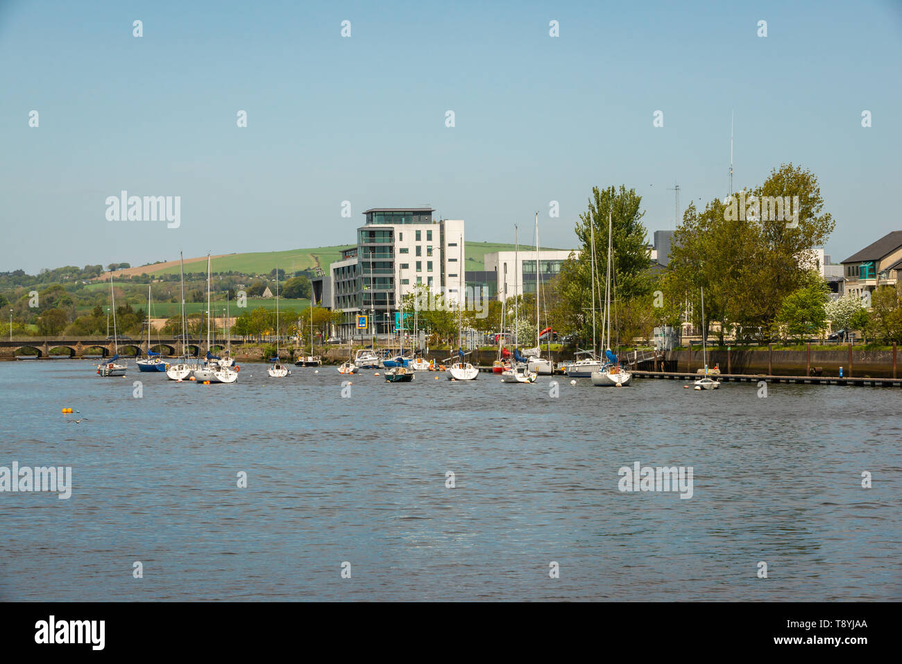 View on Arklow Town in Ireland Stock Photo
