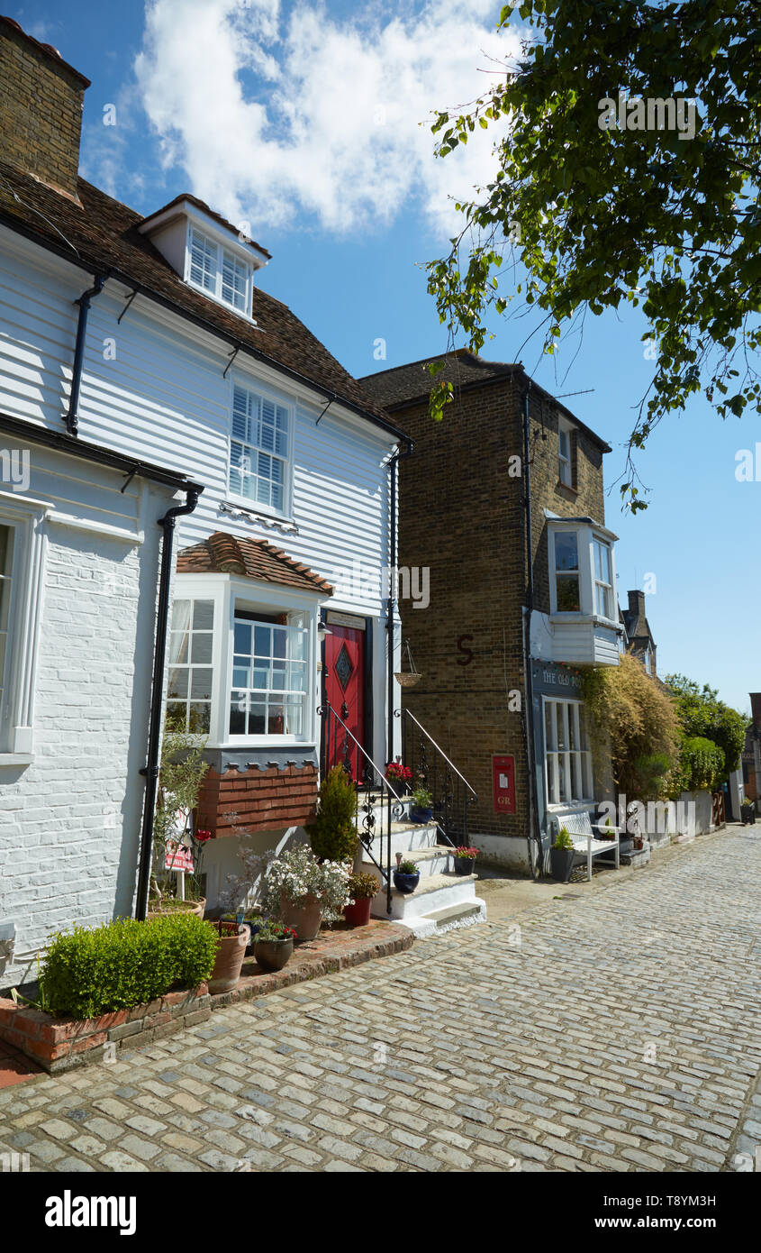 The main street in Upper Upnor, Kent, UK Stock Photo Alamy
