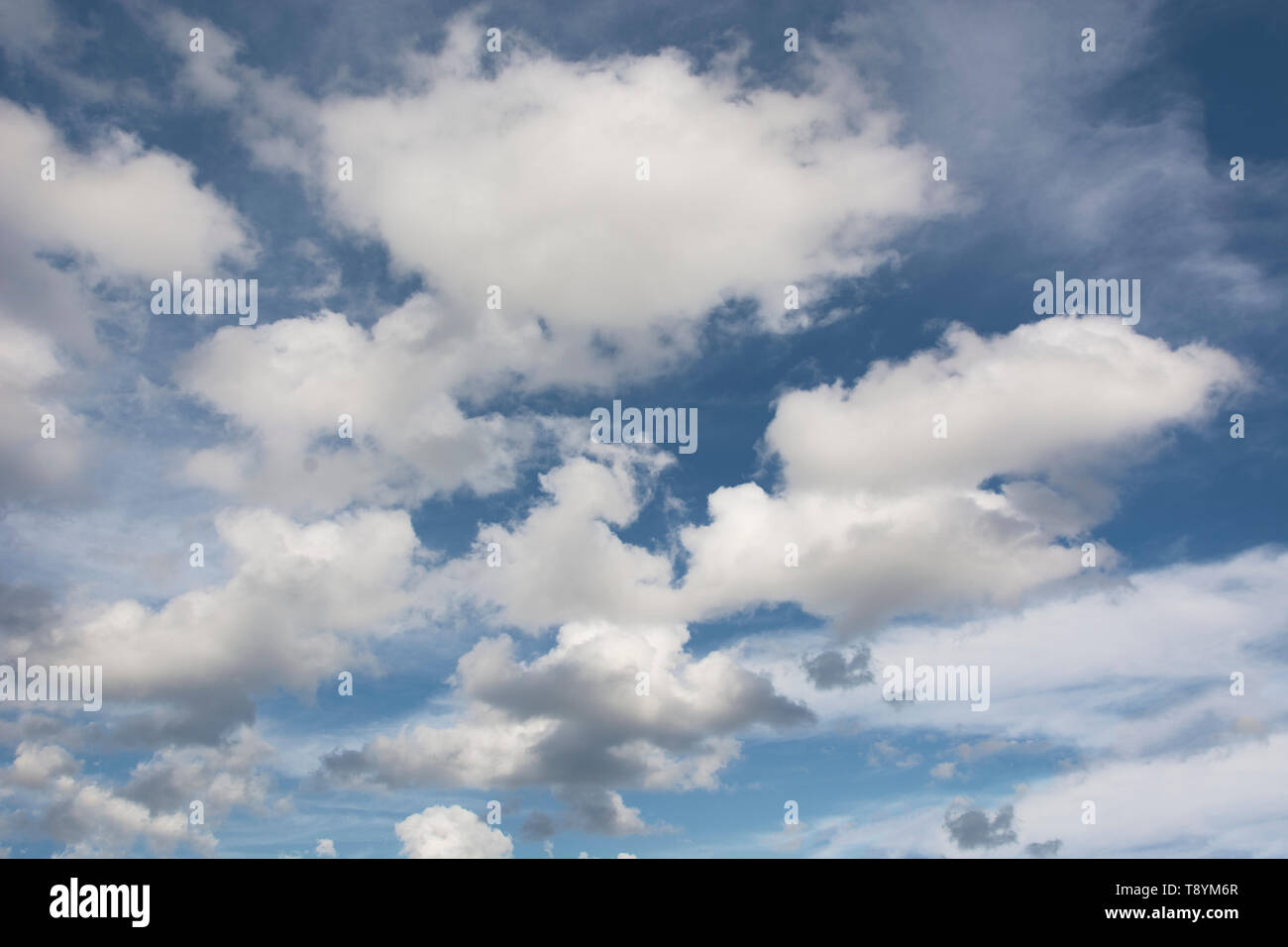 A background with clouds and blue sky Stock Photo - Alamy