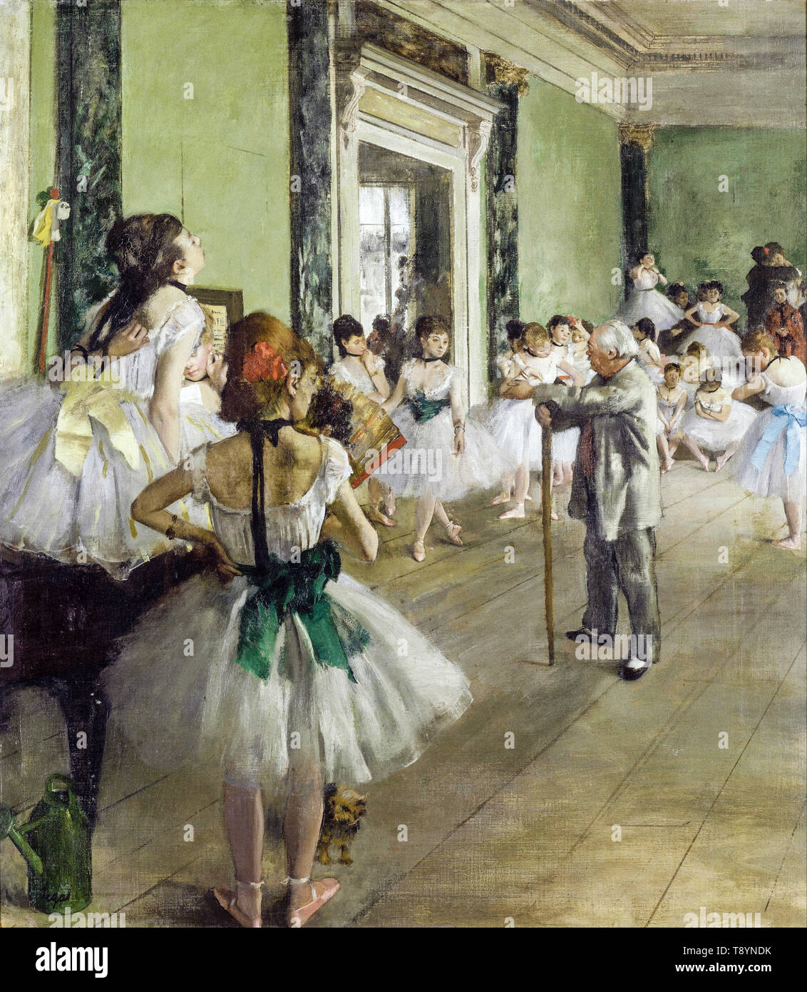 Edgar Degas, The Ballet Class, painting, circa 1871 Stock Photo