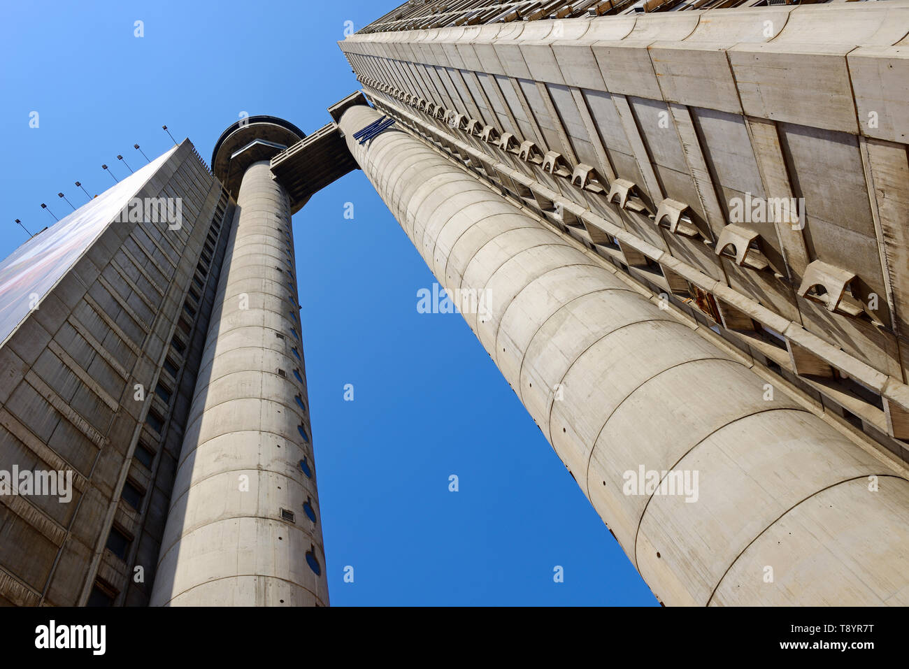 Genex Tower, Belgrade, Serbia Stock Photo