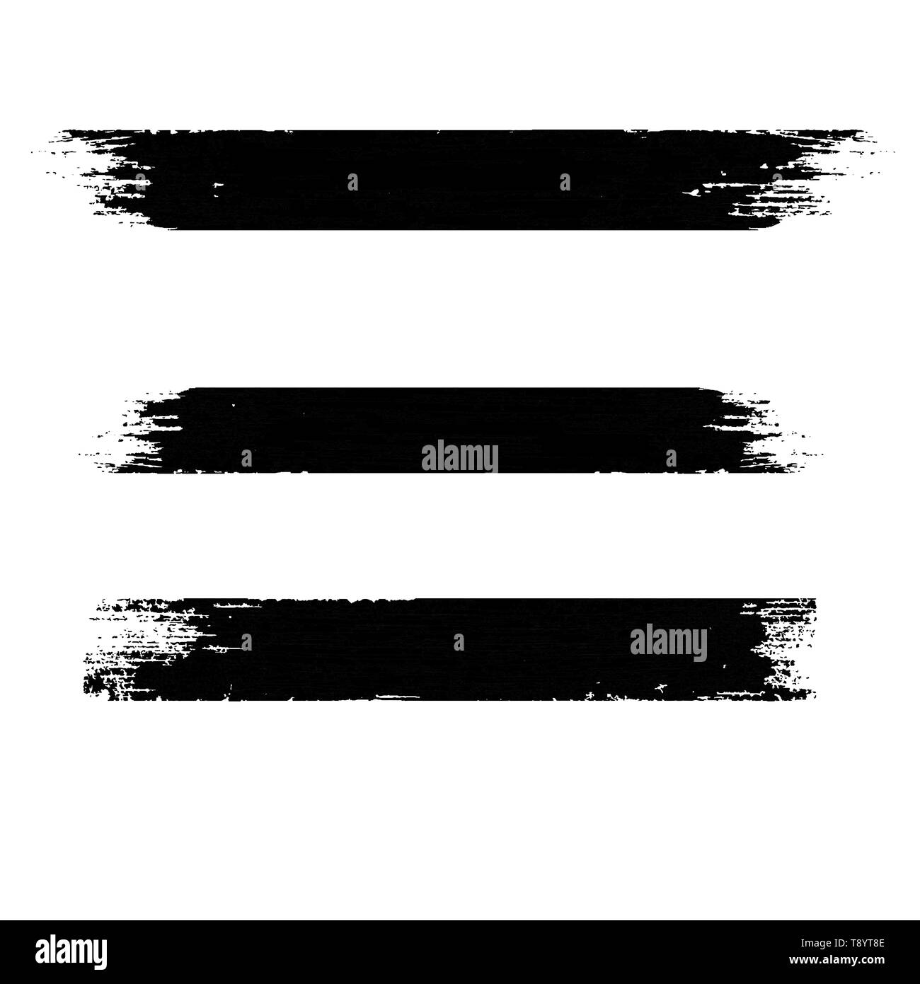 Brush strokes hand drawn vector illustration Stock Vector Image & Art ...