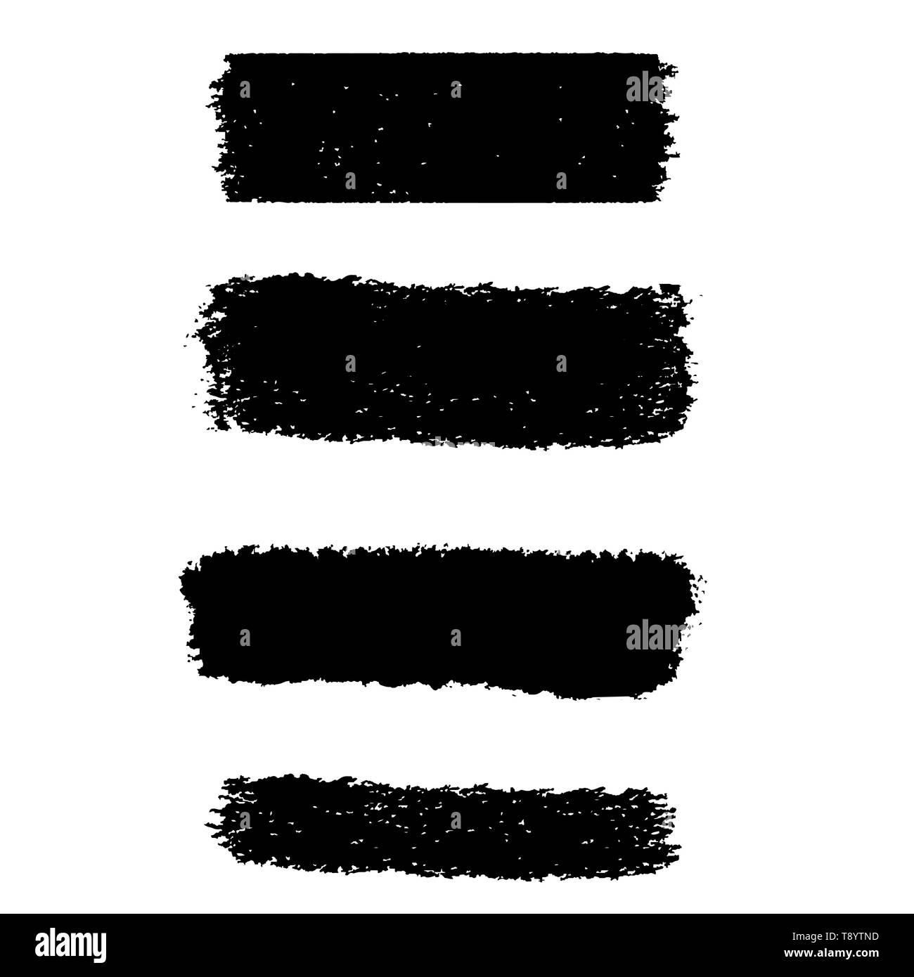 Brush strokes hand drawn vector illustration Stock Vector Image & Art ...