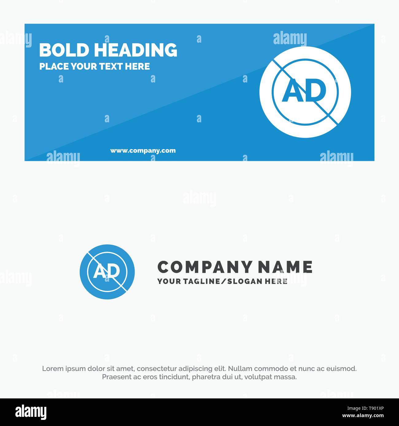 Ad Ad Block Advertisement Advertising Block Solid Icon Website