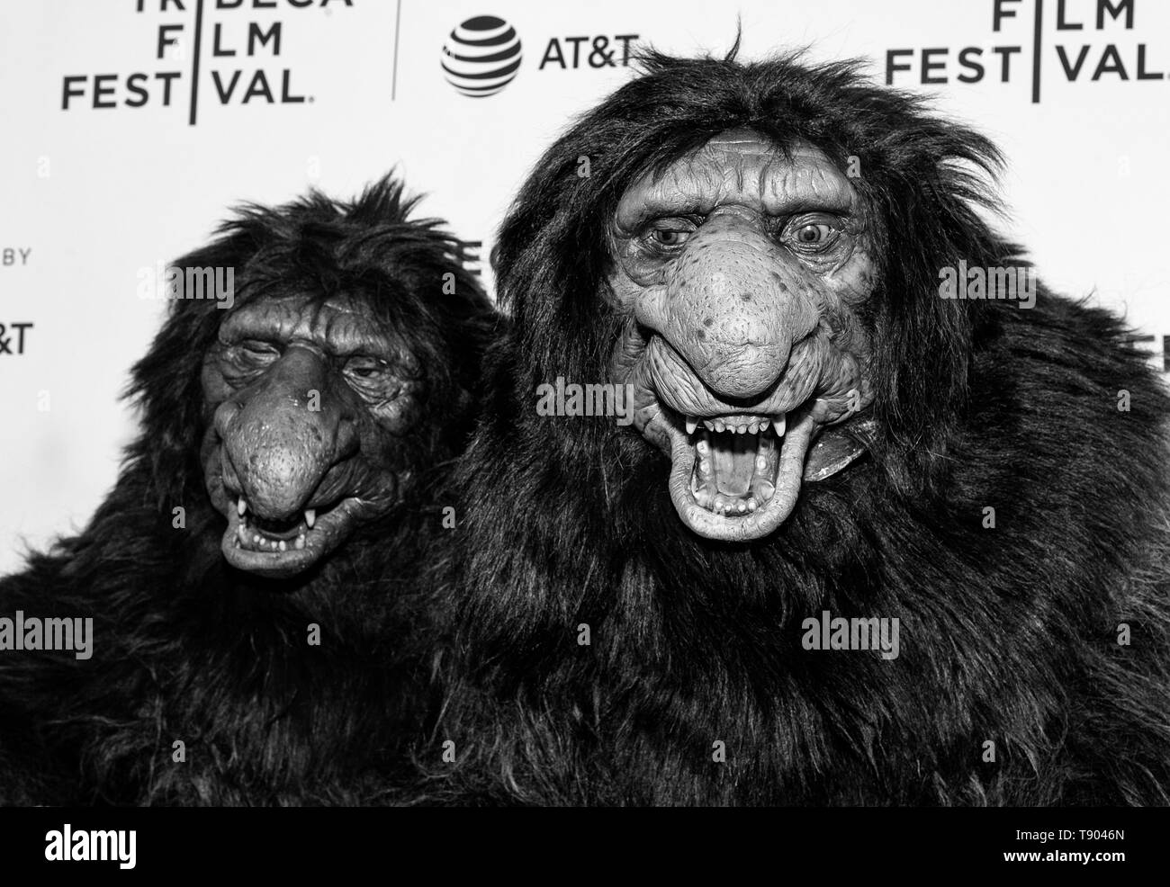 New York, NY - April 27, 2019: Grumblers - Boomer and Morse attend the premiere of the 'The Place of No Words' during the 2019 Tribeca Film Festival a Stock Photo