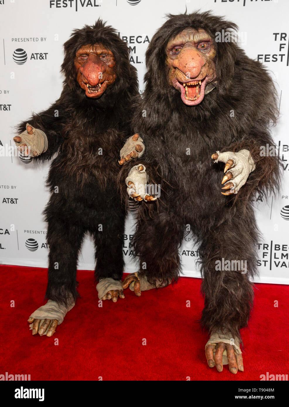 New York, NY - April 27, 2019: Grumblers - Boomer and Morse attend the premiere of the 'The Place of No Words' during the 2019 Tribeca Film Festival a Stock Photo