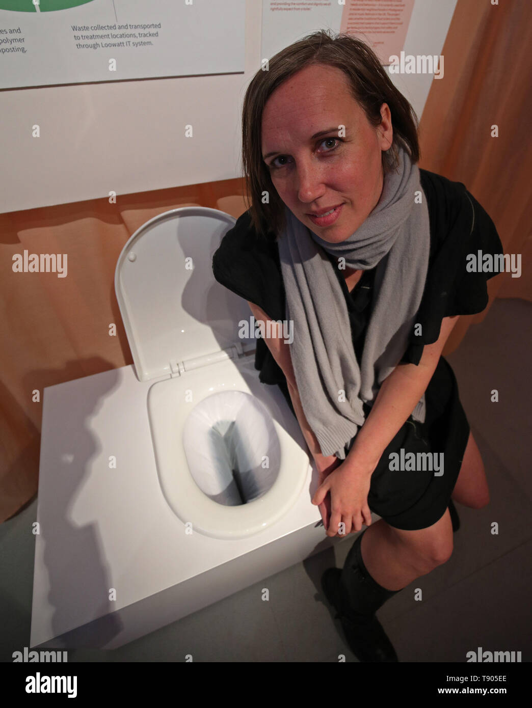 Virginia Gardiner, Founder & CEO, Loowatt, sat next to the Loowatt