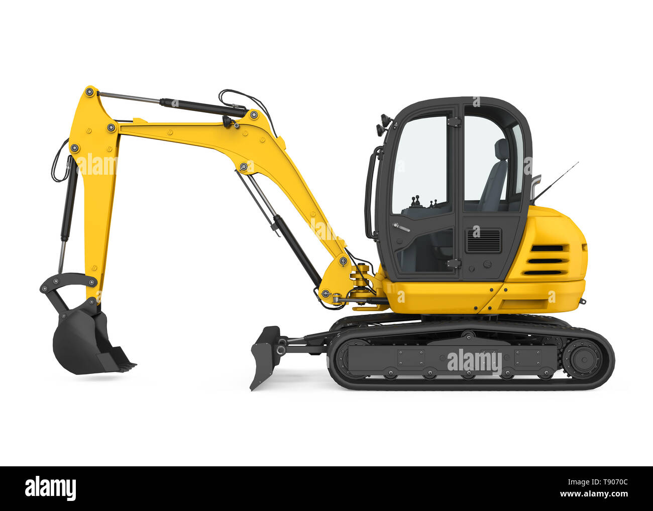 Mini Excavator Stock Photos Mini Excavator Stock Images Alamy