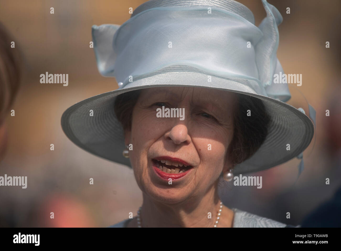 The Princess Royal during a garden party at Buckingham Palace in London